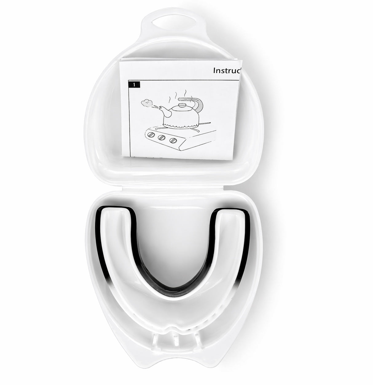 Gebitsbeschermer / Bitje – Dubbele Bescherming – Gel/EVA – Wit/Zwart – X3LENCE