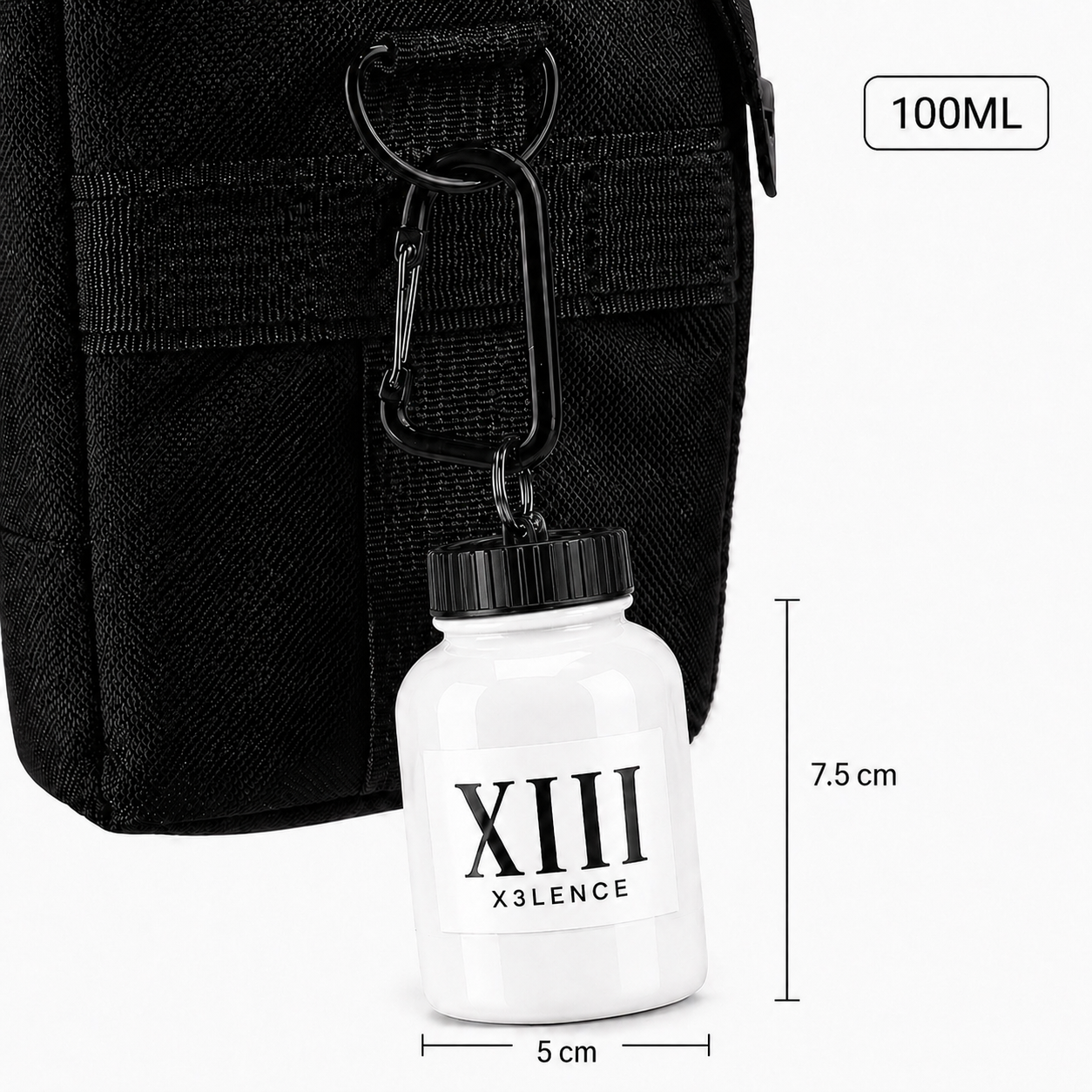 XIII Poeder Container Wit - Maak van elke fles een shaker