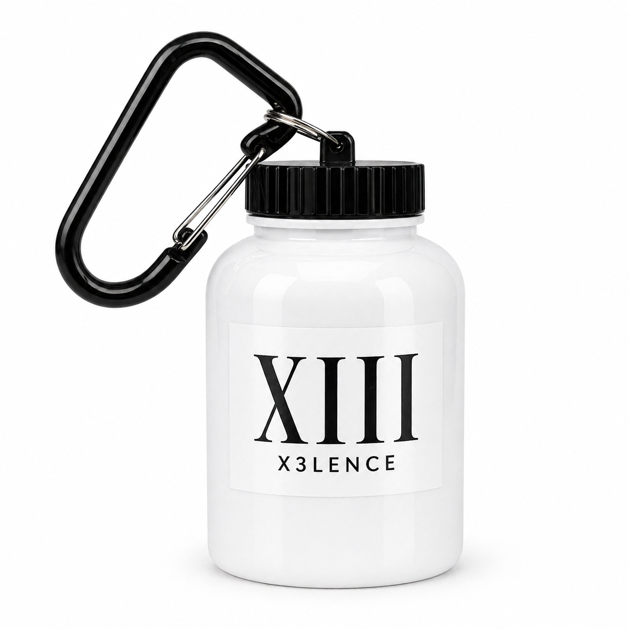 XIII Poeder Container Wit - Maak van elke fles een shaker