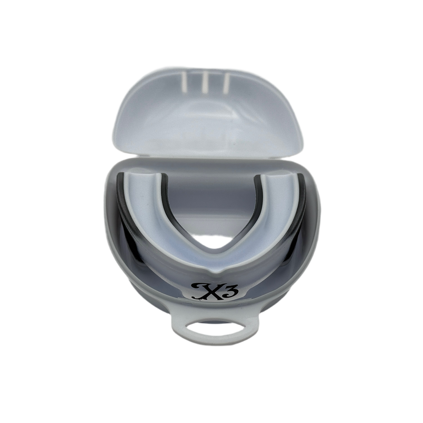 X3LENCE Gebitsbeschermer - Gel & EVA | Dubbele Bescherming | Wit-Zwart