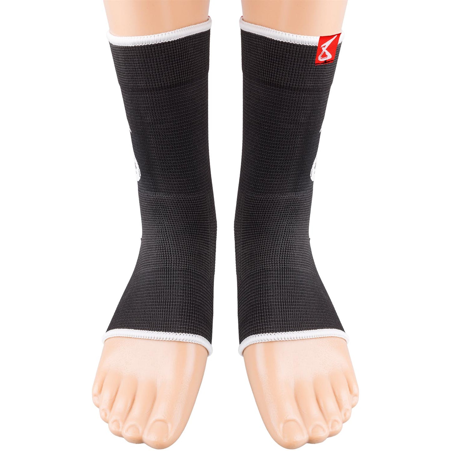 Enkelbeschermers Muay Thai – Zwart – Elastisch – 8 WEAPONS