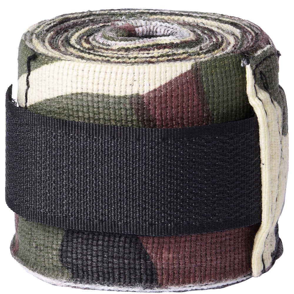 Bokshandwraps 5 m – Semi-elastisch – Camo – 8 WEAPONS