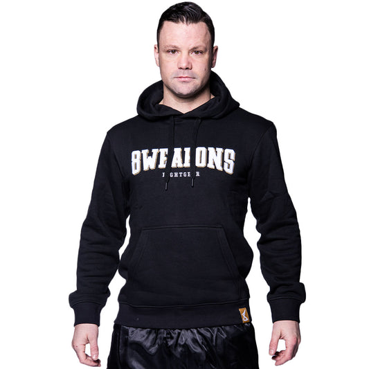 Muay Thai Hoodie – Classic – Zwart – Unisex – 8 WEAPONS