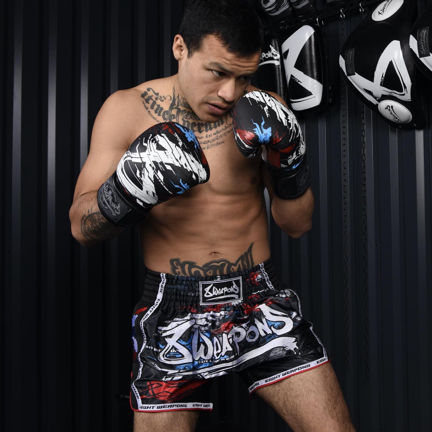 Muay Thai Shorts – Cut Like A Blade 2.0 – 8 WEAPONS
