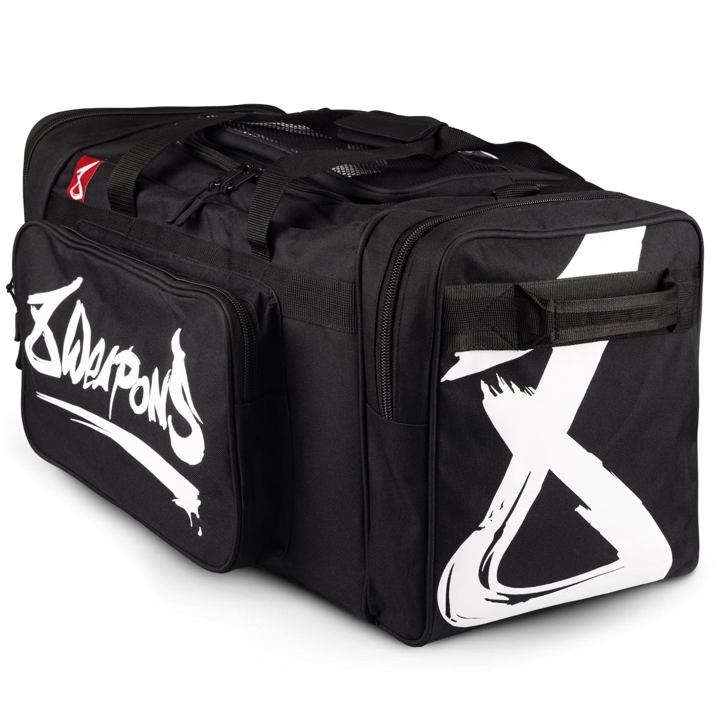 Sporttas Muay Thai – BIG 8 – Zwart/Wit – Grote Capaciteit – 8 WEAPONS