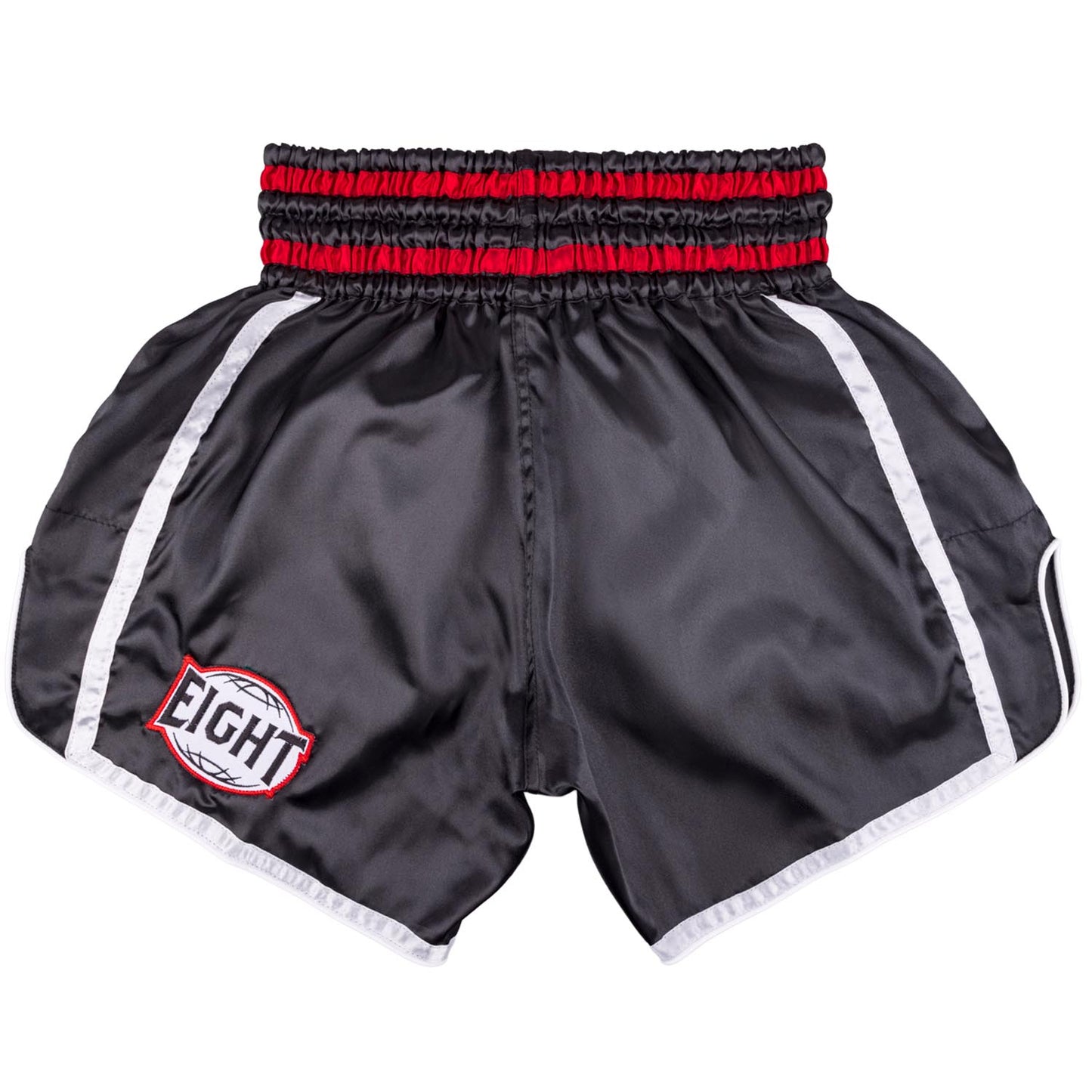 Muay Thai Shorts – Bangkok – Zwart/Wit – 8 WEAPONS