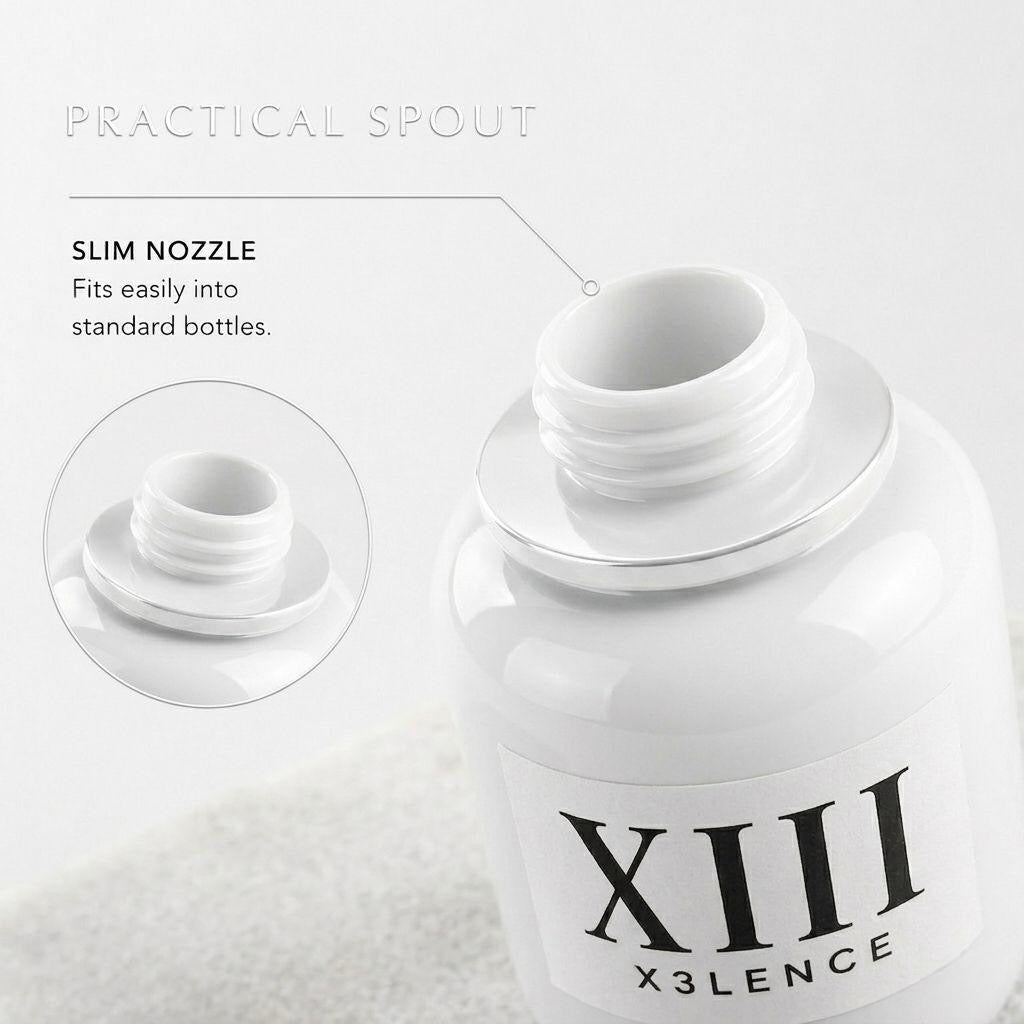 XIII Poeder Container Wit - Maak van elke fles een shaker
