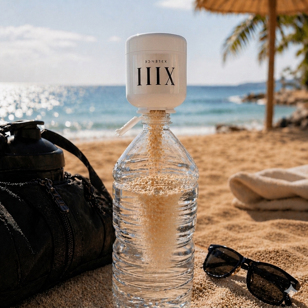 XIII Poeder Container Wit - Maak van elke fles een shaker