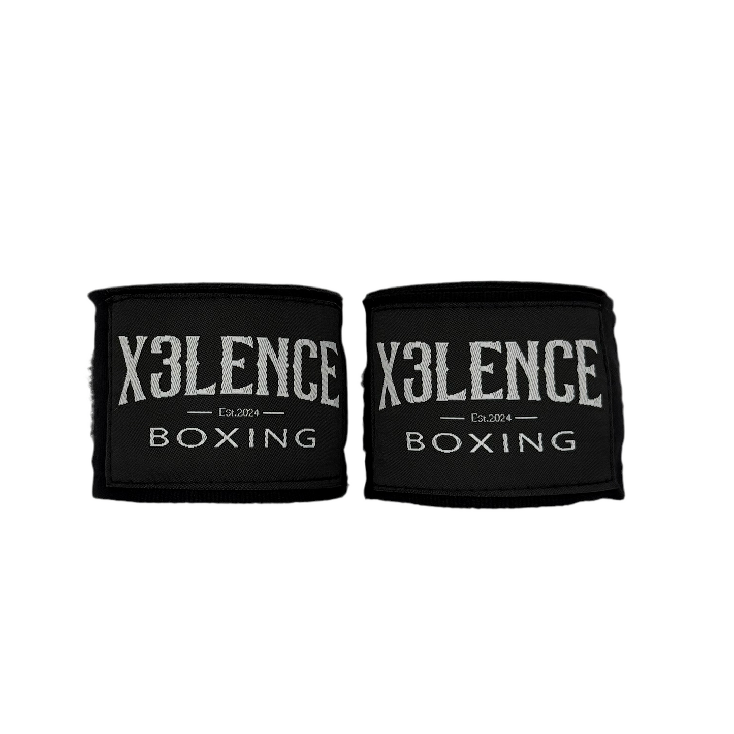 X3LENCE Bandages Zwart 4.5M - Stevige & Ademend Nylon-Katoen Mix
